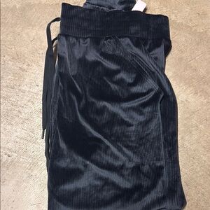 Black Velvet Joggers from Victoria Secret- NWT